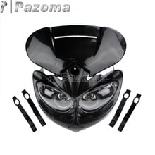 Pazoma-farol de motocicleta para suzuki gsxr600, gsxr750, 2004 e 2005, cor preta 2024 - compre barato