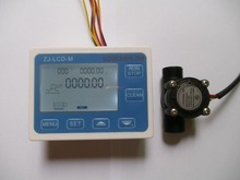 Medidor de Sensor de flujo de agua, Efecto Hall G1/2 ", 2020 + Control Digital con pantalla LCD 2024 - compra barato