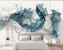 Beibehang Custom wallpaper Abstract ink Abstract painting landscape mural tv backdrop decorative 3d wallpaper papel de parede 2024 - buy cheap