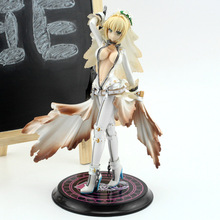 Figura de anime japonés Fate stay night saber, vestido blanco, ver figura de acción, juguetes de para niños 2024 - compra barato