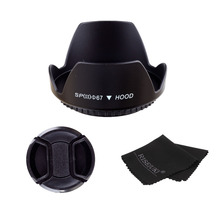 67MM Lens Hood + Cap + clean cloth for Nikon canon sony pentax camera with 67mm lens 2024 - buy cheap