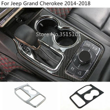 car handbrake gear Shift Stall Paddle cup switch armrest frame trim 1pcs For Jeep Grand Cherokee 2014 2015 2016 2017 2018 2024 - buy cheap