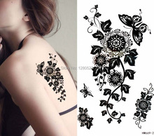3 folhas adesivos tatuagem tatuagem de Henna tatuagem temporária temporaria 2024 - compre barato