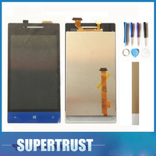 1PC/Lot High quality For HTC Windows Phone 8S A620e LCD Display + Touch Screen Panel Digitizer Assembly Black White Blue Color 2024 - buy cheap