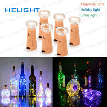 10pcs/Lot 2M 20led string lights Bottle lights battery operated fairy light for christmas festival wedding party decoration 2024 - buy cheap