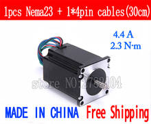 Free shipping 1pc Quality 57HB3401 4-lead Nema 23 Stepper Motor 57 motor 57BYGH  4.4A 2.3N.m CNC Laser and 3D printer 2024 - buy cheap