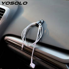 YOSOLO 3Pcs/lot Car-styling Plastic Clips Fasteners Bag Hook Black Car Hanger accessories 2024 - buy cheap