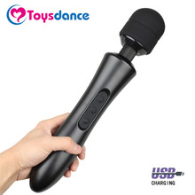 Вибратор для женщин Toysdance, супер мощный большой вибратор с 8 скоростями и 20 частотами, Женский Вибратор для массажа и оргазма, секс-игрушки для взрослых 2024 - купить недорого