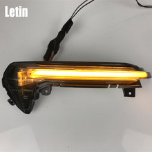 Letin-espelho retrovisor lateral para audi a6, c7, rs6, s6, 4g, c7.5 s, luz led para seta 2024 - compre barato