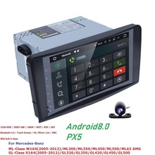 Hizpo Android 8.0 2 din Car Radio Car Multimedia For Mercedes ML W164 GL X164 ML350 ML500 GL320 Head unit Audio Screen Wifi 4GB 2024 - buy cheap