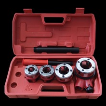 Rosqueadeira de tubos manual, kit com 3 peças, ferramentas manuais portáteis para rosqueamento de tubos 2024 - compre barato