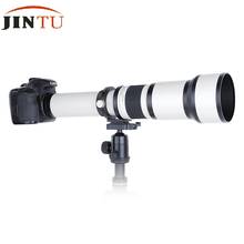 JINTU 500mm f/6.3 Telephoto Fixed Prime Lens + T2 Adapter for Canon EOS Camera 1300D 1200D 60D 70D 80D 7D 750D 800D 80D 90D 5DII 2024 - buy cheap