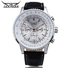 2017 JARAGAR Fashion Erkek Kol Saati Men's Date/Week/24H Watch Auto Mechanical Wristwatch Free Ship 2024 - buy cheap