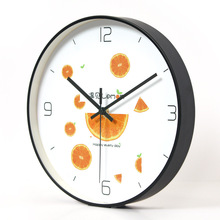 Fruit Decorative Wall Clocks Fruits Clock for Kitchen Silent Quartz Metal Hanging Watch Modern Design Home Decor 2024 - buy cheap