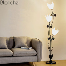 Lámpara de pie moderna para sala de estar, luz LED nórdica para mesa de té, accesorios de dormitorio, creativa, decoración del hogar 2024 - compra barato