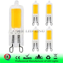 Dimmable LED G4 G9 Light Bulbs 6W 9W COB Glass LED Lamps Replace 40W 60W Halogen Bulb for Pendant Lighting Fixture Chandeliers 2024 - buy cheap