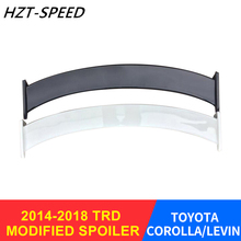 2014 - 2018 For TOYOTA COROLLA Modified Into TRD No Punching ABS Rear Spoiler for TOYOTA 2024 - buy cheap