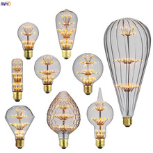 IWHD estrella Bombillas Luz de Edison bombilla lámpara E27 2W 220V decoración Industrial lámpara Vintage Retro lámpara Ampul Bombillas 2024 - compra barato