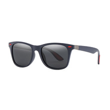 2019 Новые солнцезащитные очки Для Мужчин Поляризованные солнцезащитные очки Для женщин вождения зеркала покрытие точки черная рамка очки мужской Óculos De sol UV400 2024 - купить недорого