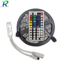 Светодиодная лента RGB RGBW SMD 5050 водонепроницаемая RGB гибкая лента светодиодная Диодная лента DC12V 5 м/лот RGBW RGBWW Светодиодная лента 2024 - купить недорого