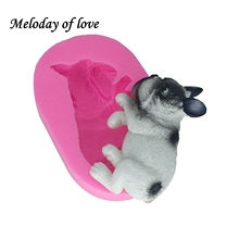 Cute Dog Silicone fondant mold cake decorating tools chocolate mould Sugar Craft Molds DIY Cake  DY0013 2024 - buy cheap