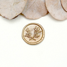 Eucalyptus leaves Wax Seal Stamp,Christams gift  Wax Seal Stamp Kit, party invitation seals,wedding gift, 2024 - compre barato