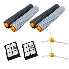 2 Set desechos Extractor cepillo + 2 filtro HEPA + 2 Kit de cepillo para iRobot Roomba 800, 870, 880 piezas de accesorios de aspiradora 980 2024 - compra barato