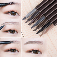 5 Color Double Ended Eyebrow Pencil Waterproof Long Lasting No Blooming Rotatable Triangle Eye Brow Tattoo Pen Makeup TSLM1 2024 - buy cheap