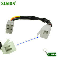 XLSION CDI Cable Wire Adapter Connector Plug Fit Scooter Moped Pit Dirt Bike ATV Quad 2024 - buy cheap