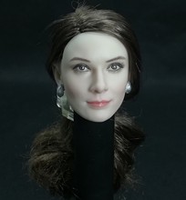 Figura de acción de Audrey Hepburn a escala 1/6, cabeza esculpida con pelo Real, apta para figura de acción de 12 pulgadas, modelo de cuerpo de piel blanca de juguete Phicen 2024 - compra barato