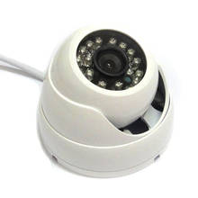 1/3 "800TVL IR цветная CCTV наружная охранная CMOS водонепроницаемая купольная камера 24 ИК светодиодов широкий угол 2024 - купить недорого