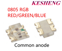 500PCS SMD 0603 0606 1616 1615 RGB Full Color 0805 Red/Green/Blue Common Anode Led 1.6*1.6*0.6 mm LED Diode 2024 - buy cheap