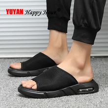 2020 Summer Men Shoes Flat Men Sandals Soft Casual Men Shoes Mens Beach Sandals Black KA1253 2024 - buy cheap