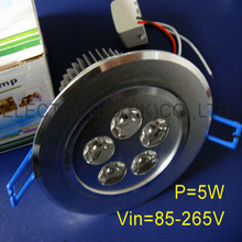 High quality 5w LED ceiling lamp, 5w led downlight, high power led ceiling light 5W free shipping 2pcs/lot 2024 - buy cheap