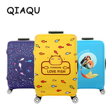 QIAQU Elastic Fabric Luggage Protective Cover, Suitable18-32 Inches, Trolley Case Travel Case Dust Cover AccessoriesCartoon anim 2024 - buy cheap