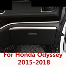 Capa protetora de cromo para honda odyssey 2015-2018, acessório para armazenamento, revestimento interno 2024 - compre barato