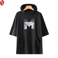 Женская/мужская футболка с капюшоном Metro Exodus, Повседневная Уличная футболка с коротким рукавом, лето 2019 2024 - купить недорого