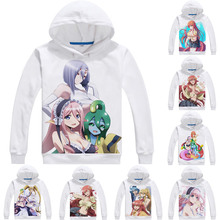Sudadera con capucha de Anime Coolprint para chica, suéter largo con capucha 3D de monstruo musme, ropa para Cosplay de Miia Papi, vida diaria 2024 - compra barato