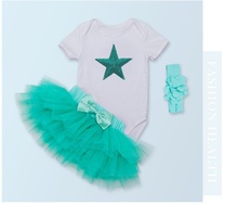 Ropa de muñeca de silicona para bebés, vestido de lazo natural verde con tocado, Pelele de bebé, regalo de cumpleaños para niños, 50-57cm 2024 - compra barato