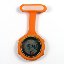 Digital Nurse Watch Fashion Silicone Medical Watches Lapel Doctor Brooch Pocket Watch LL@17 2024 - buy cheap