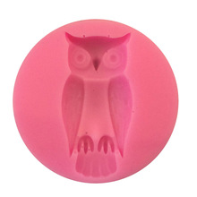 New Animal Owl Silicone Fondant Bird 3D Cake Mold Cupcake Jelly Candy Chocolate Decoration Baking Tool Moulds E716 2024 - buy cheap