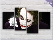 Canvas Print Wall Art Home Decor Painting Heath Ledger The Joker Batman ' Movie Film 2024 - купить недорого