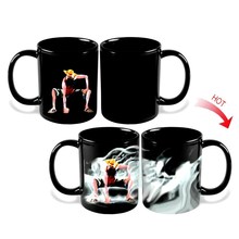 One Piece Monkey D Luffy Mug Cup Magic Ceramic Coffee Cups Hot Cold Heat Sensitive Color-Changing for friend Gift 2024 - buy cheap