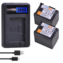 Batería de cámara BP820 BP-820, Cargador USB con LCD para Canon VIXIA GX10, HFG20, HF G21, HFG30, HFG40, HFM30, HFM31, HFM32, 2 uds. 2024 - compra barato