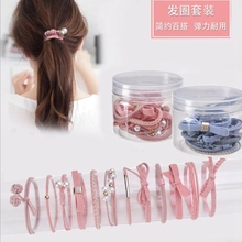 12 unids/set accesorios para el cabello de goma elásticos coloridos para mujeres y mujeres 2024 - compra barato