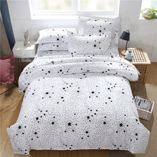 Juego de ropa de cama con estampado de cielo estrellado, funda de edredón suave, fundas de almohada, juegos de cama 2024 - compra barato