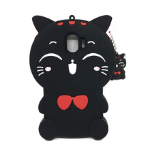 3D Lucky Cat Soft Silicone Case Cover For Samsung Galaxy S10 Plus S10E J3 J4 J5 J6 J7 Pro Grand Prime 2016 2017 Cute Phone Bags 2024 - buy cheap