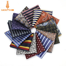 Luxury Men's Handkerchief Polka Dot Striped Floral Polyester Hankies Man Hanky Business Pocket Square Chest Towel Pocket Square 2024 - buy cheap