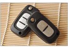 Capa de chave flip de substituição, 2 botões/3 botões, capa de chave para renault clio megane kangoo modus automobilos fob 2024 - compre barato