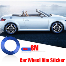 5M 8M 10M Car Chrome Styling Decoration Moulding Trim Strip Tape Auto DIY Protective Sticker 5MM 8MM Side Doors Moldings 2024 - buy cheap